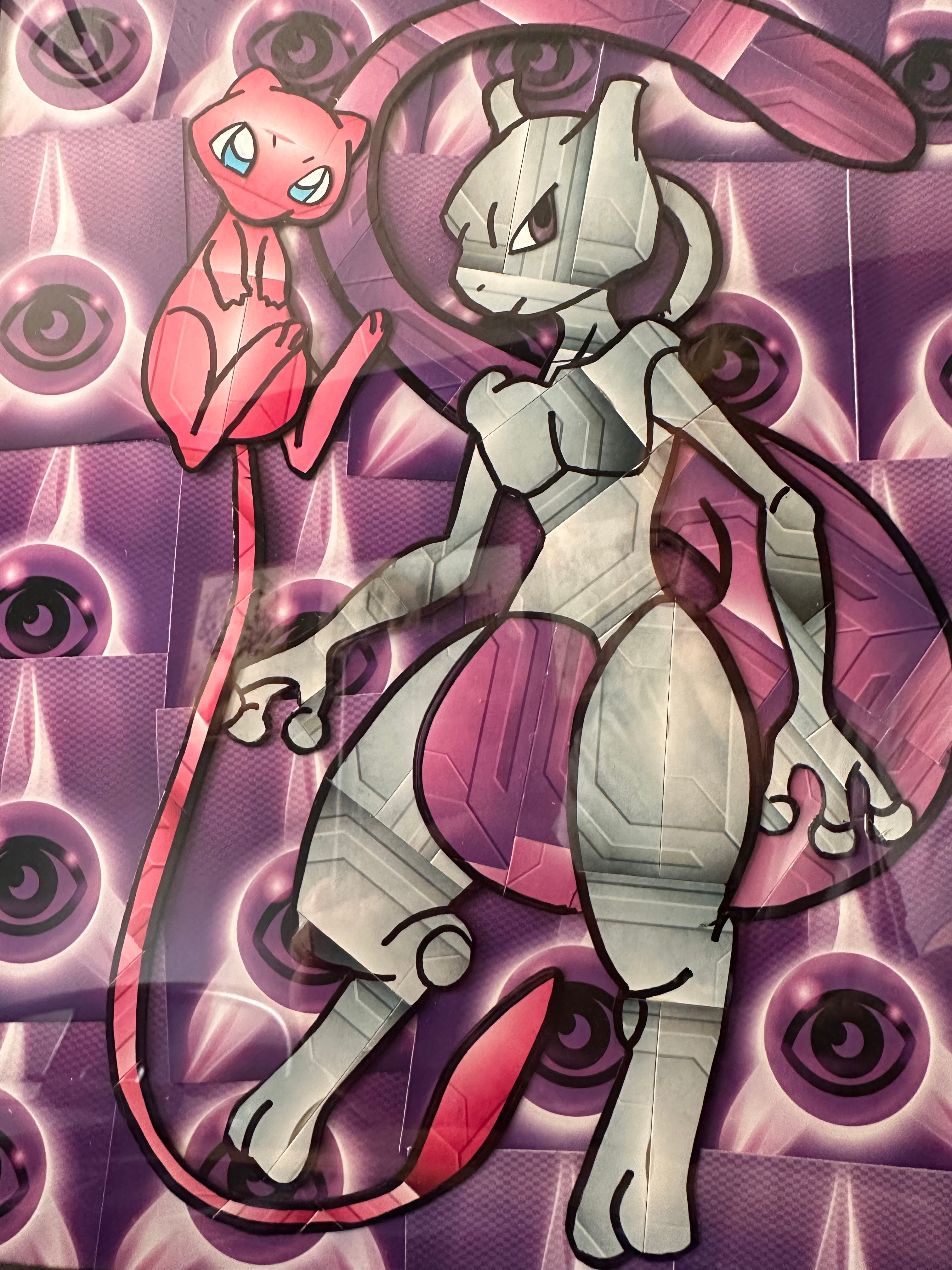 Energy Card Mew & Mewtwo